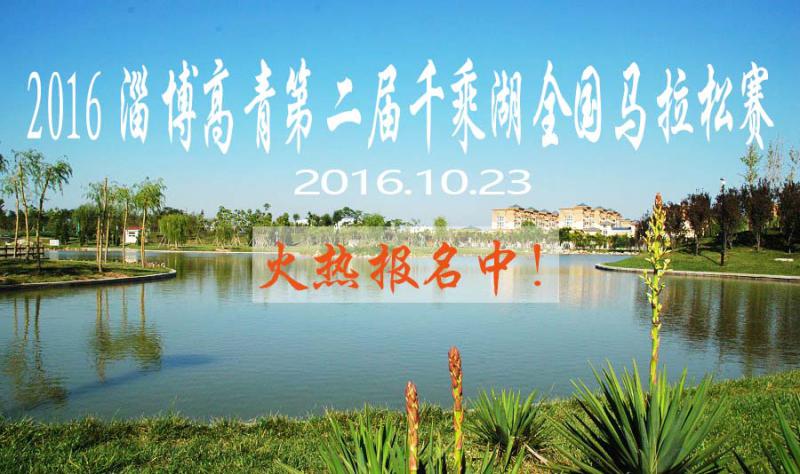 2016淄博高青第二届千乘湖全国马拉松赛